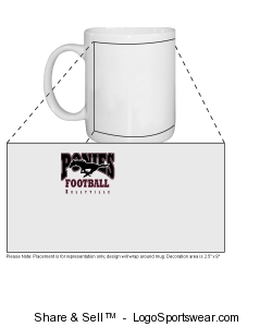 Custom Printed Mug - Wrap Around Design Zoom